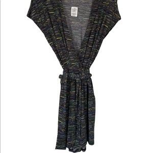 S-twelve Brand. Short sleeve Short Romper. Size Medium. Black